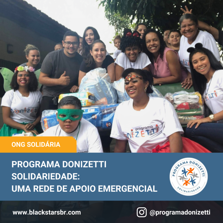 O Programa Donizetti Solidariedade é uma organização sem fins lucrativos que tem como missão ajudar quem precisa. Com sede em Goiânia-GO, a organização tem feito um trabalho incrível desde 2018, impactando positivamente a vida de muitas pessoas.