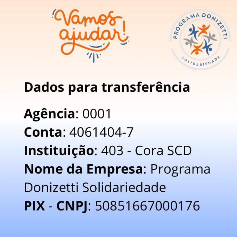 O Programa Donizetti Solidariedade é uma organização sem fins lucrativos que tem como missão ajudar quem precisa. Com sede em Goiânia-GO, a organização tem feito um trabalho incrível desde 2018, impactando positivamente a vida de muitas pessoas.